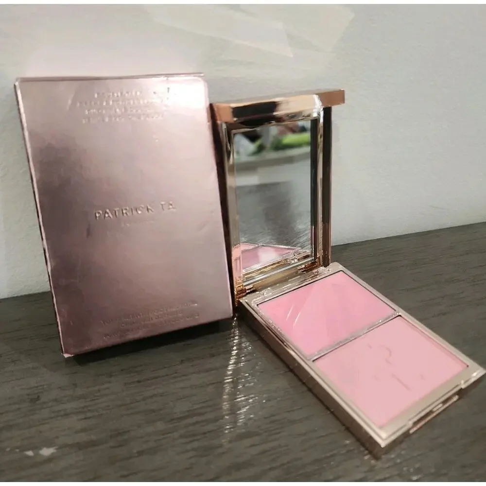 Patrick Ta Double-Take Creme & Powder Blush Duo Creme Double JUST ENOUGH New